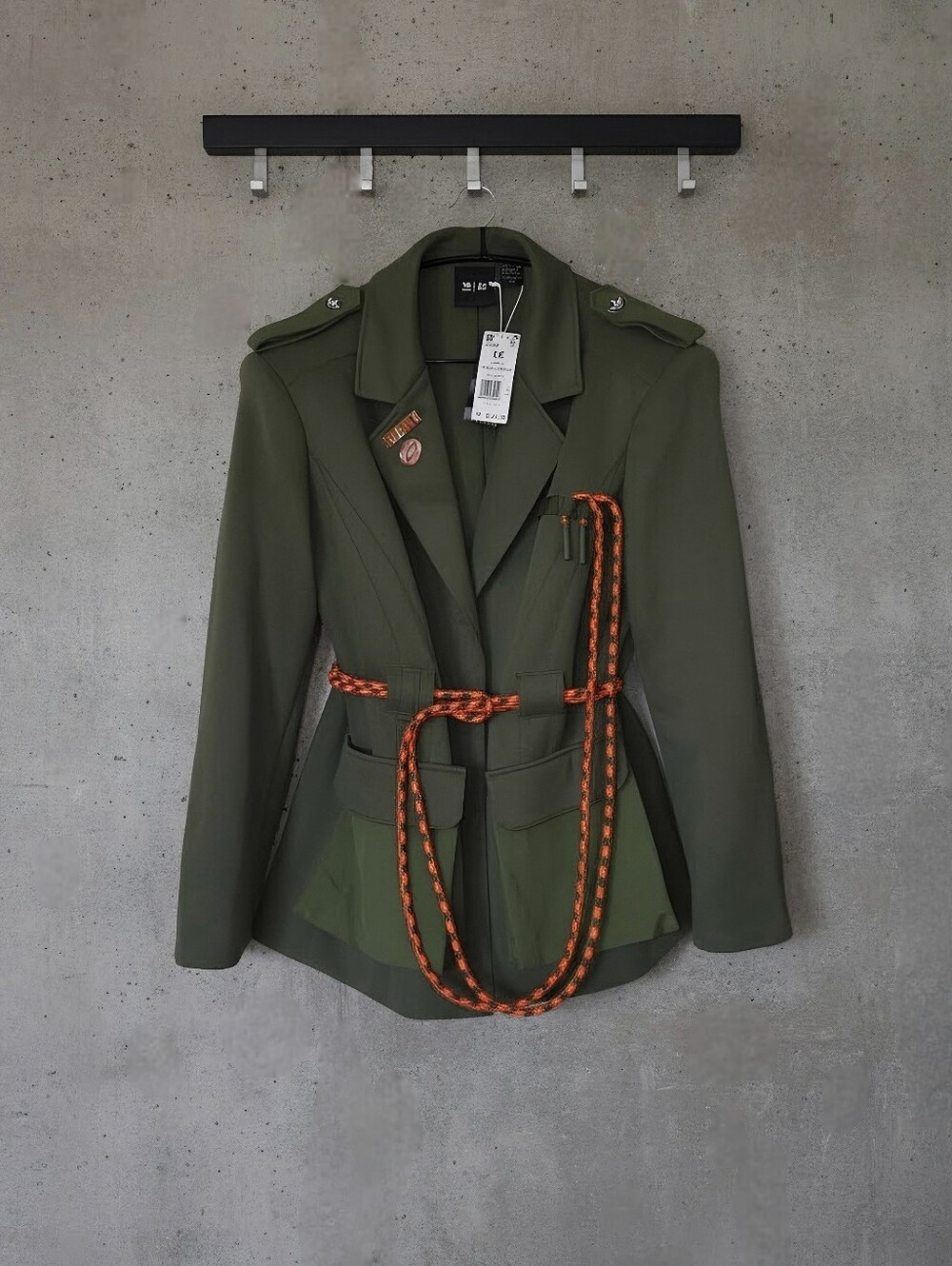 NWT Adidas x Ivy Park Twill Military Suit Jacket | Wild Pine, 1X